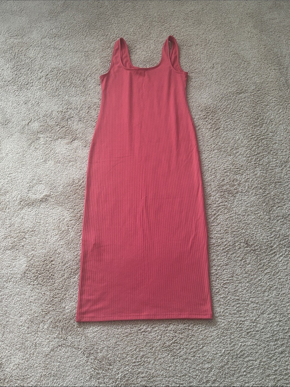 Forever 21 Ribbed Tank Dress in Dusty Rose